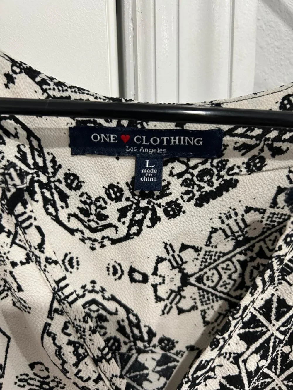 One Clothing Los Angeles Sleeveless Printed Tunic Dress Sz L
